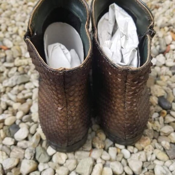 New italian ankle Boots/ Booties _Real Leather - Size 8.5 - Picture 3 of 3